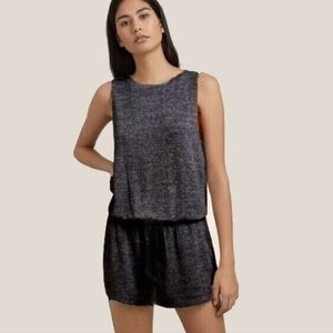 Aritzia Wilfred free Izabel tie front romper